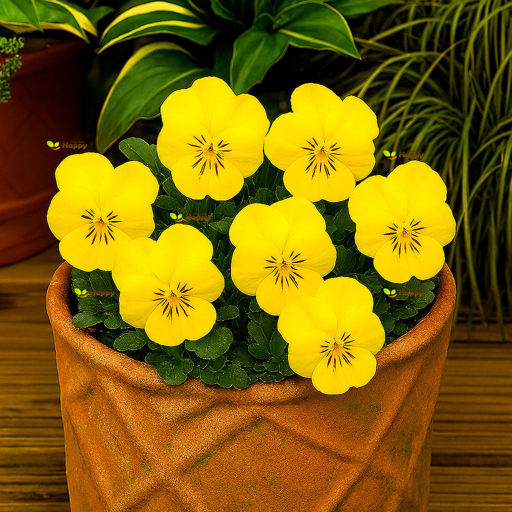 Horned Pansy 'Prince John' - 200 seeds (Viola cornuta)