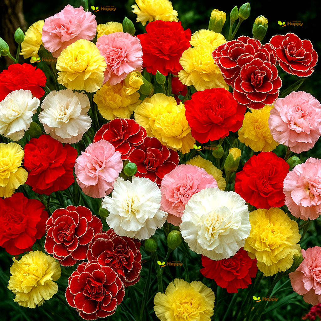 Carnation 'Vienna' - 200 seeds - Dwarf Vienna (Dianthus caryophyllus)