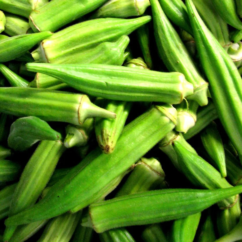 Okra, clemson spineless - 200 seeds (Abelmoschus esculentus)