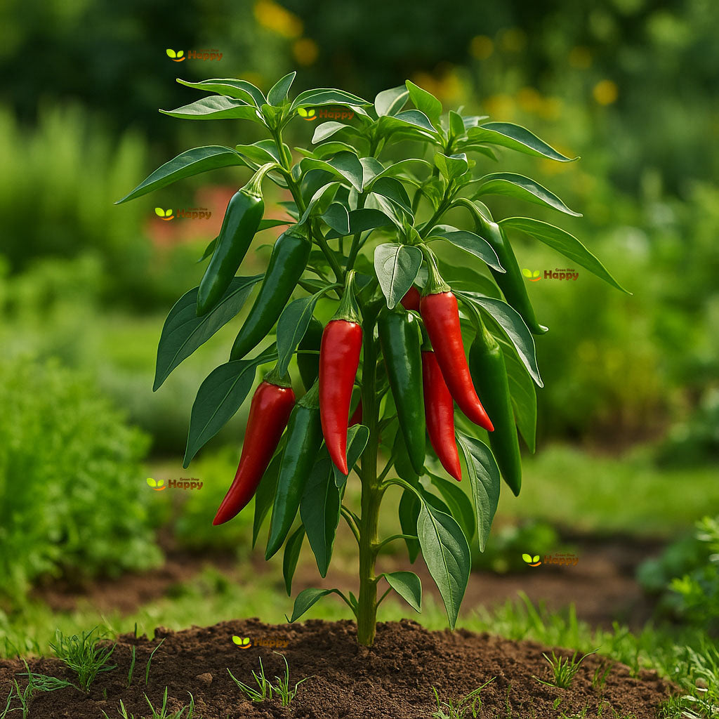 Chilli Pepper Serrano - 50 Seeds (Capsicum Annuum)