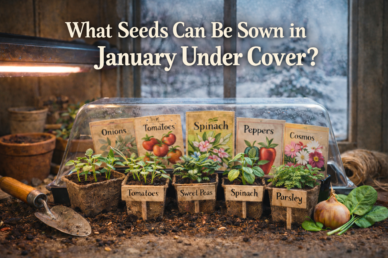 What Seeds Can Be Sown in January Under Cover?