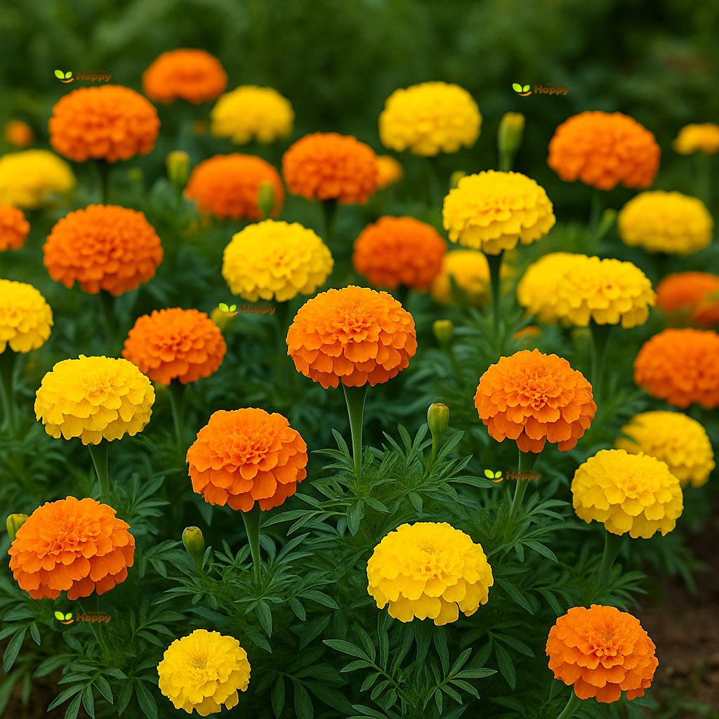 African marigold 'Crackerjack mixed'  - 650 seeds (Tagetes erecta)