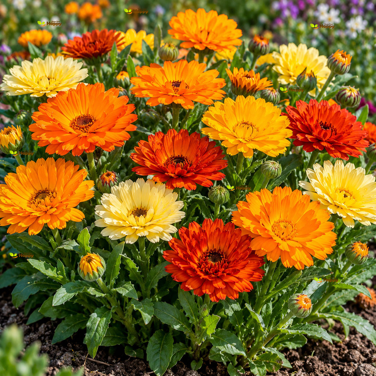 Pot Marigold Gitana Mix 300 seeds (Calendula officinalis)