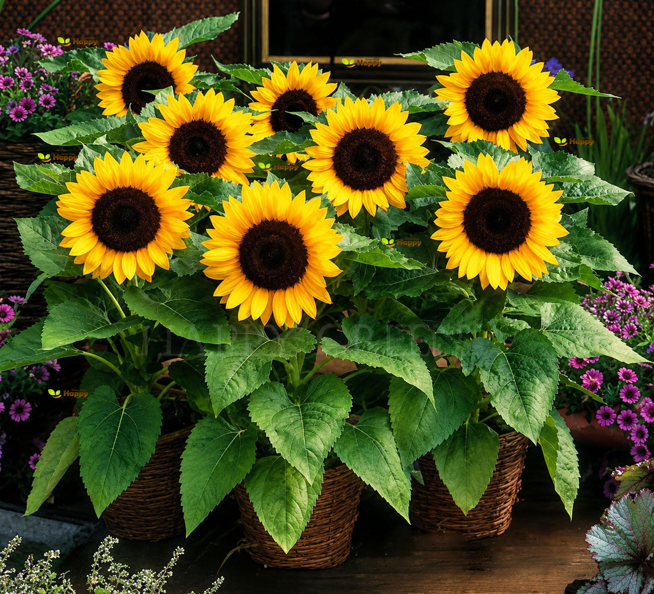 Dwarf Sunflower 'Sunspot' - 50 seeds (Helianthus annuus)