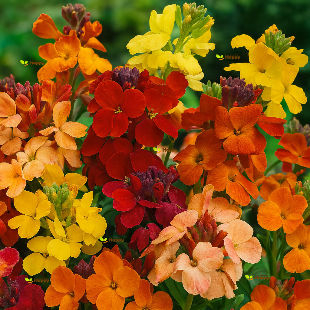 Wallflower 'Fair lady' mix - 300 seeds (Cheiranthus Cheiri)