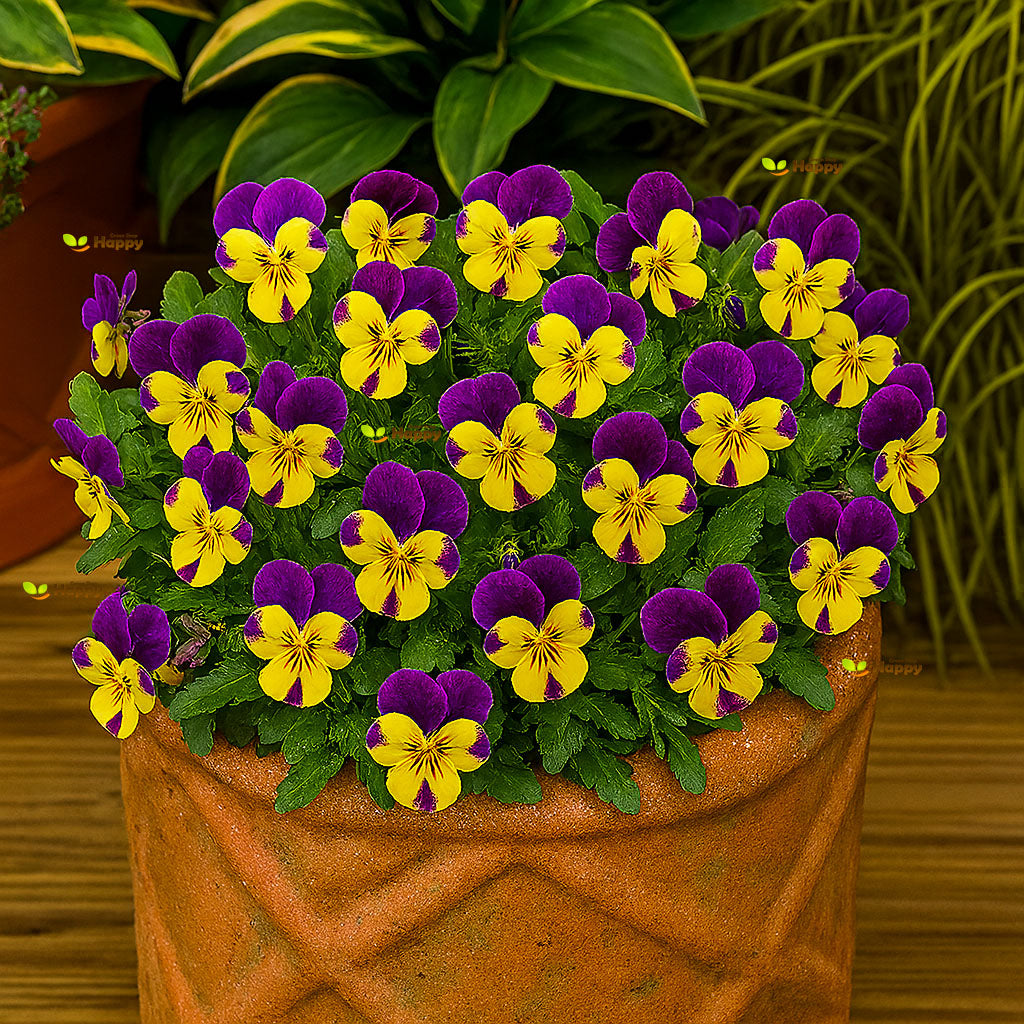Horned Pansy 'John Jump Up' Helen Mount - 250 seeds (Viola cornuta)