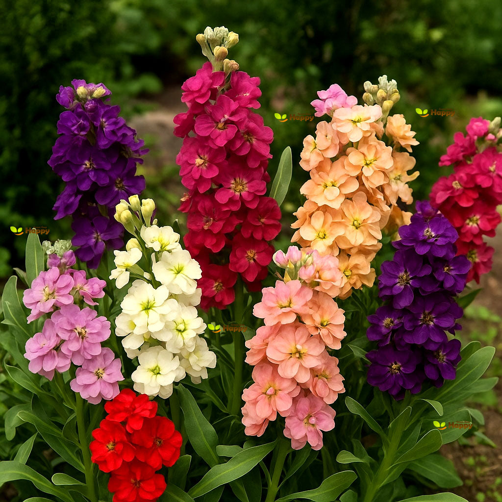 Dwarf Stock Brompton Winter - 150 seeds (Matthiola Incana)