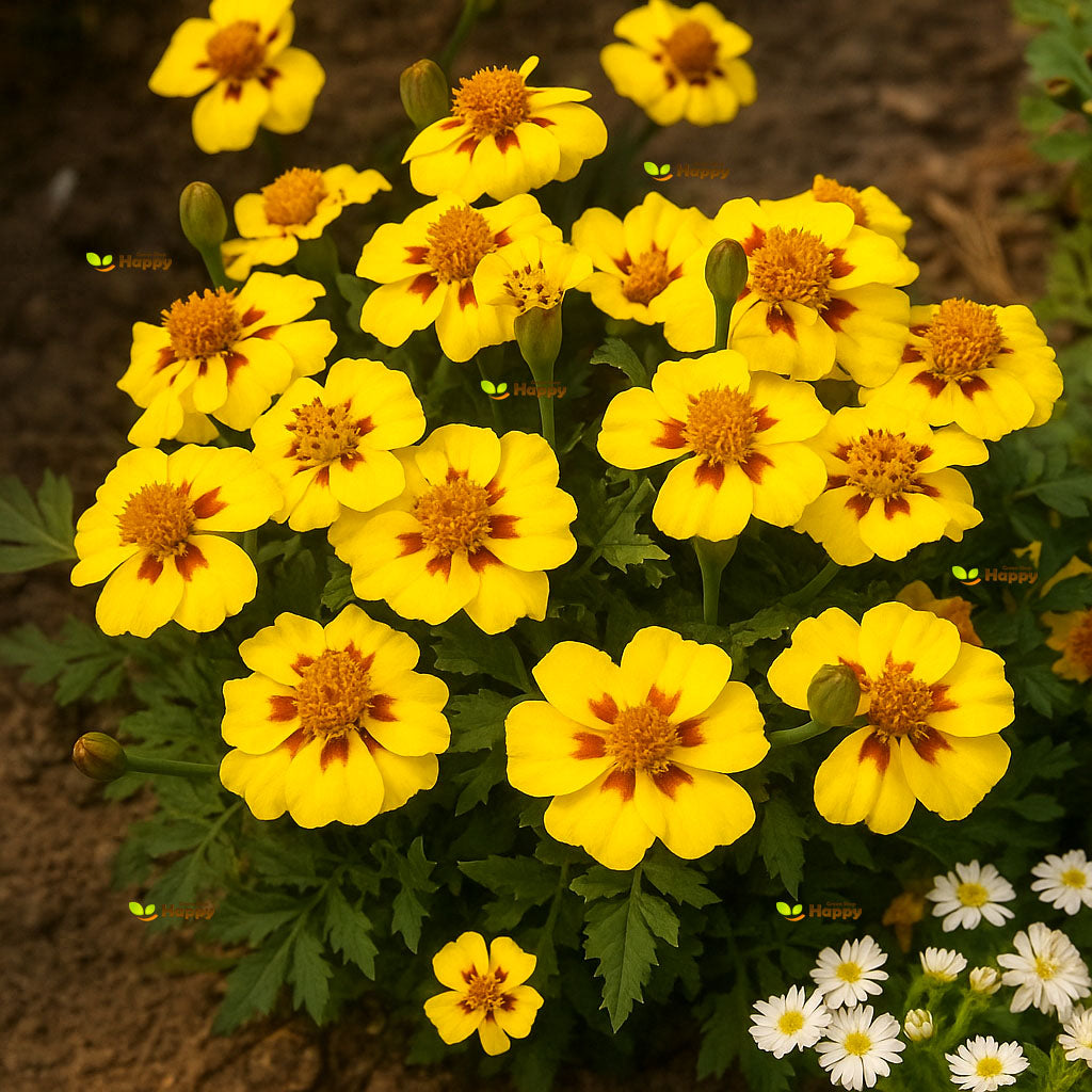 French Marigold 'Dainty Marietta' - 500 seeds (Tagetes patula nana)