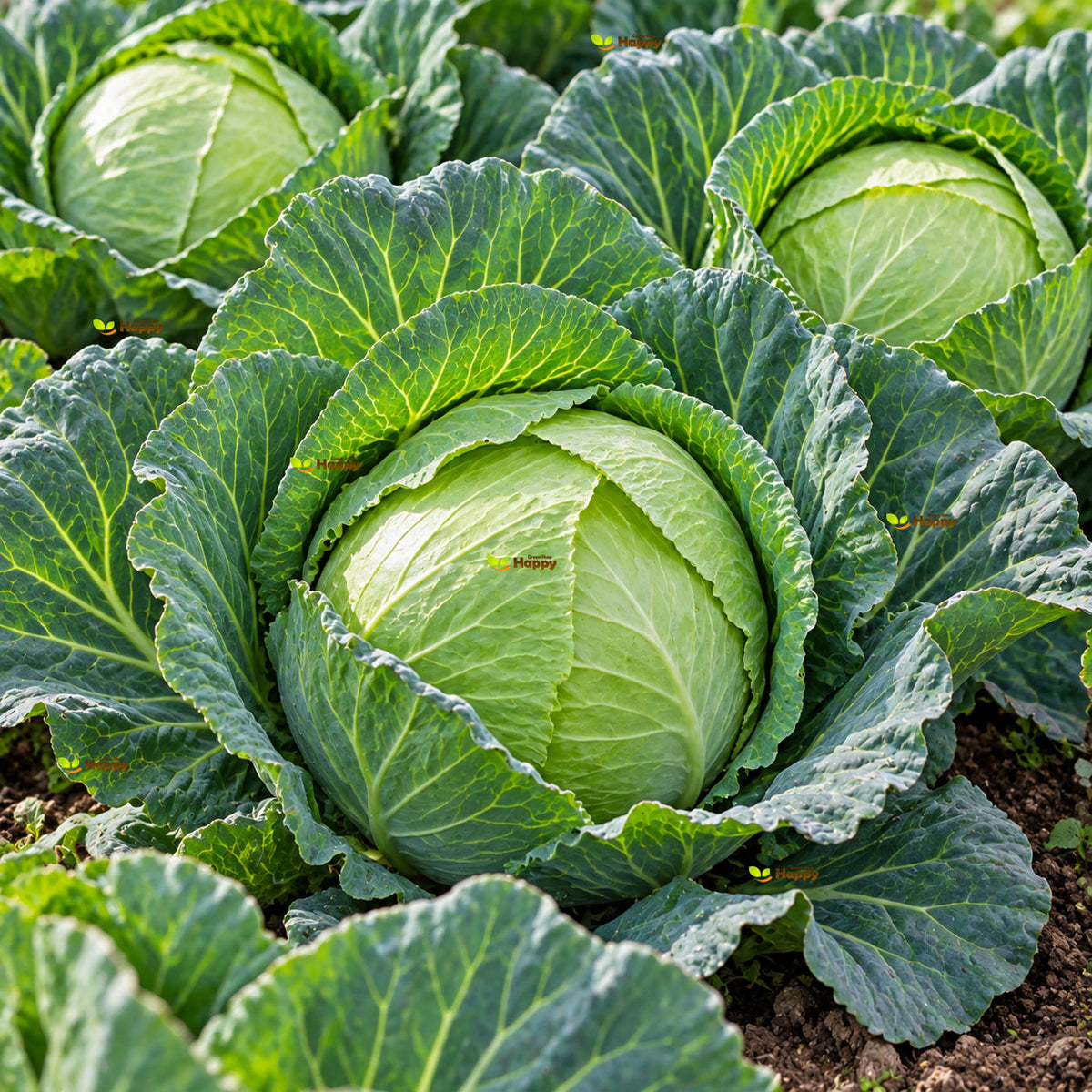 Autumn Cabbage 'Stonehead' - 400 seeds (Brassica oleracea)