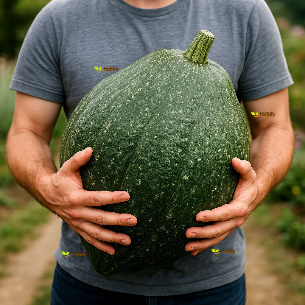 Winter Squash ‘True Green Hubbard’ - 10 Seeds (Cucurbita maxima)