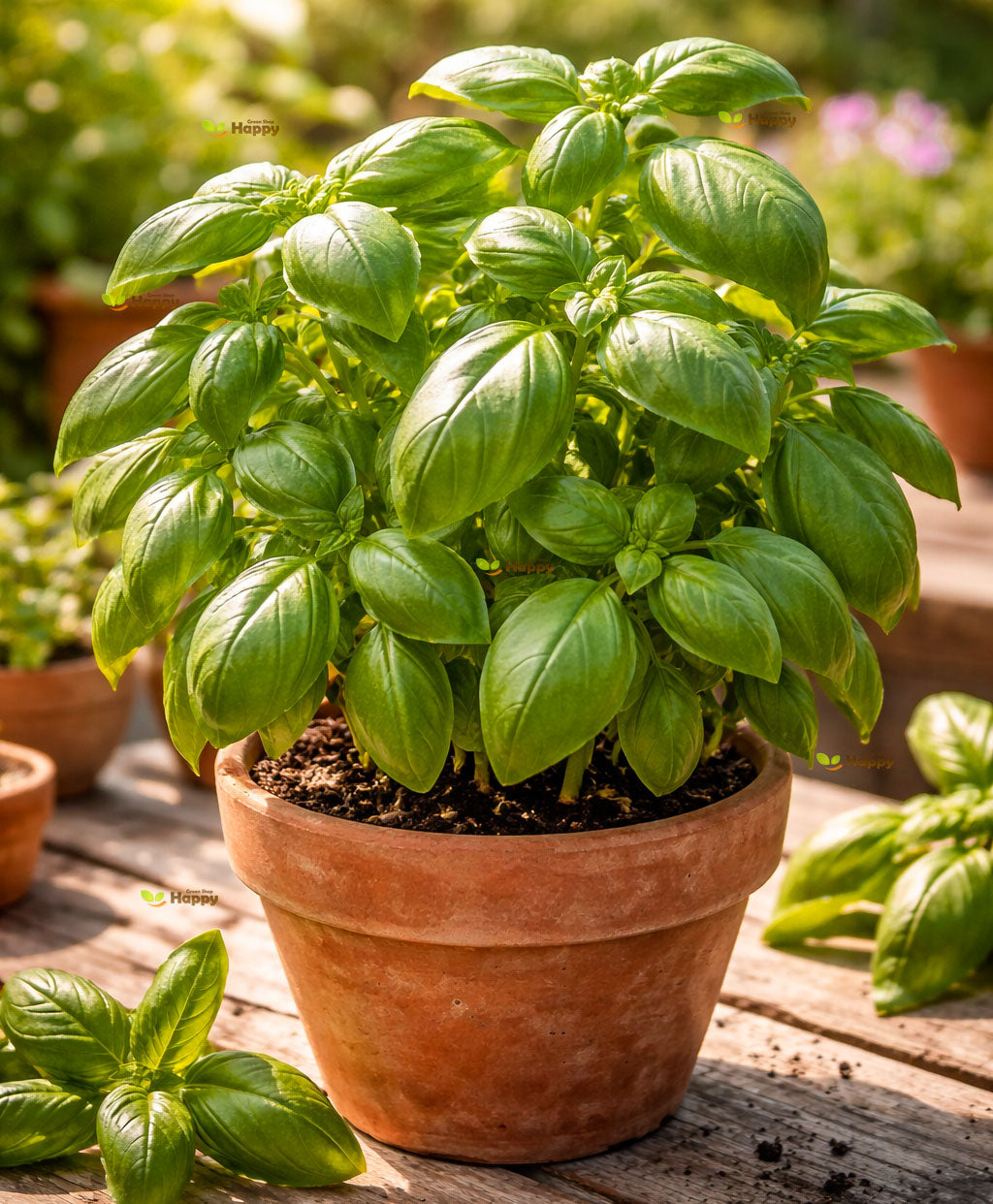 Basil ‘Gecofure’ – 400 Seeds (Ocimum basilicum)