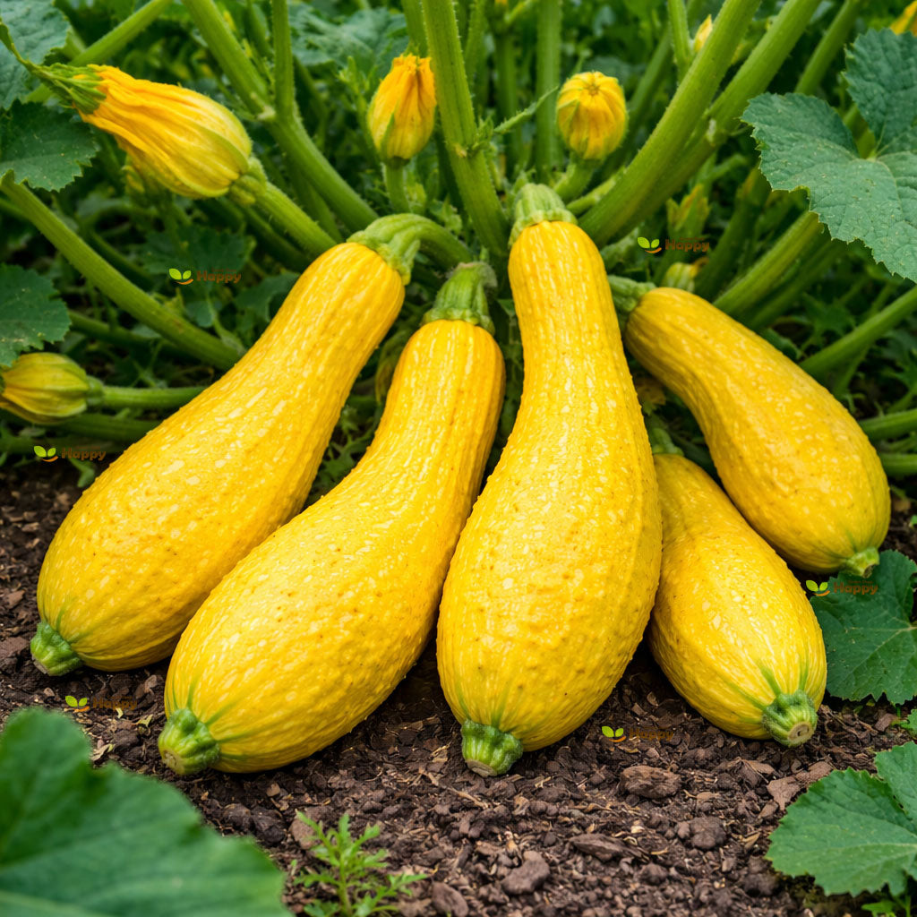 Summer Squash ‘Early Summer Crookneck’ – 15 Seeds (Cucurbita pepo)